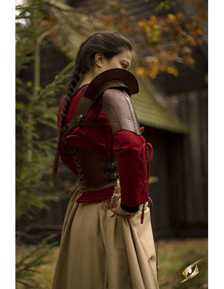 Leather shoulder protector