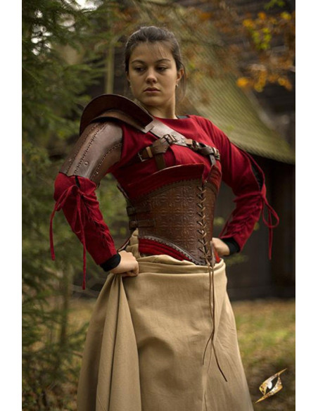 Leather shoulder protector