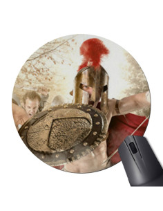 Round Mouse Pad fight Spartans