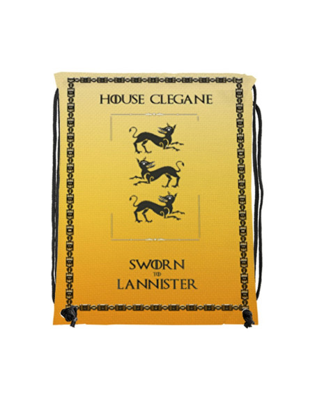 House Clegane drawstring backpack...