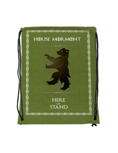House Mormont string backpack from Game of Thrones (34x42...