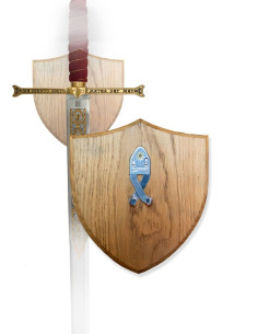 Sword display to hang on the wall