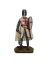 Miniature Knight Templar with mace and shield