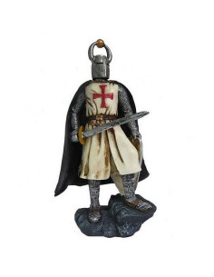 Miniature Knight Templar with sword