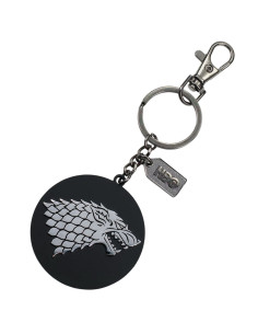 Game of Thrones Stark logo metal keychain