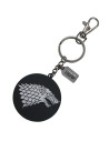 Game of Thrones Stark logo metal keychain