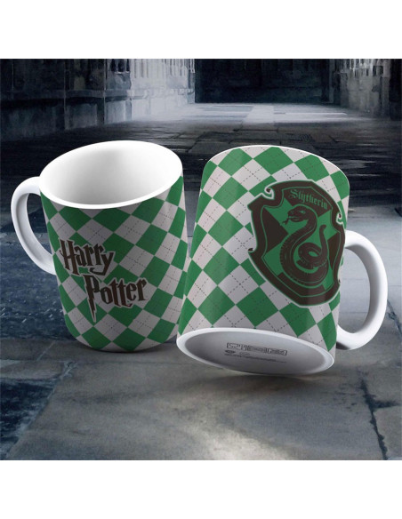 Harry Potter Slytherin White Ceramic Mug