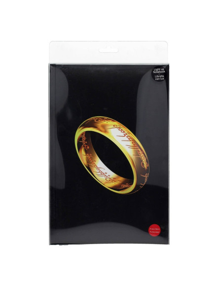 Lord of the Rings notebook with light