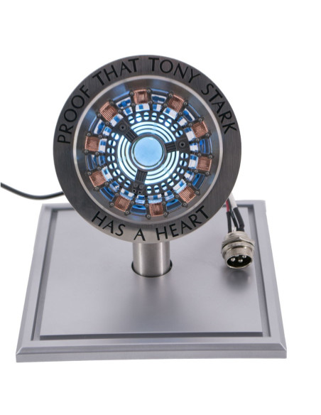 Heart of Tony Stark made of stainless...