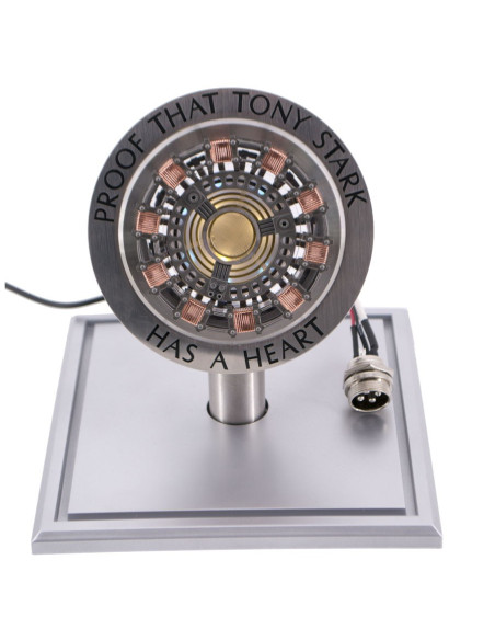 Heart of Tony Stark made of stainless...