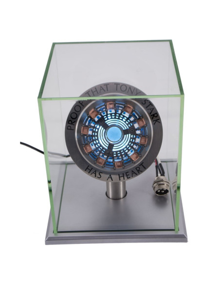 Heart of Tony Stark made of stainless...