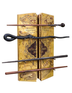 Exhibitor 4 Wands with Harry Potter Marauder's Map