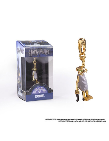 Golden Dobby pendant, Lumos, Harry...