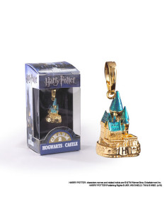 Golden Hogwarts pendant, Lumos, Harry Potter