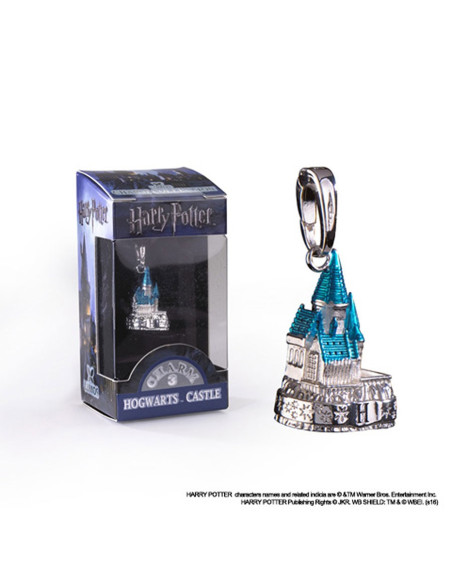 Silver Hogwarts pendant, Lumos, Harry...