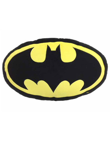 Batman logo oval cushion, DC Comics
