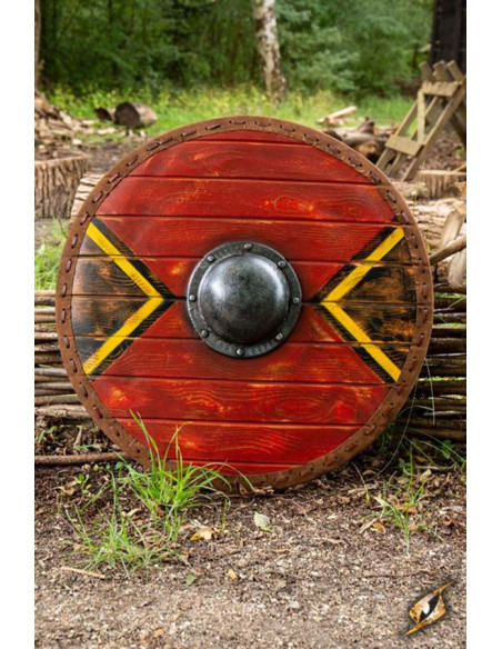 LARP Viking Thegn shield, latex