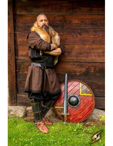 LARP Viking Thegn shield, latex