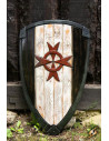 Red Templar shield 90 x 60 cm. latex