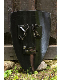 Red Templar shield 90 x 60 cm. latex 2