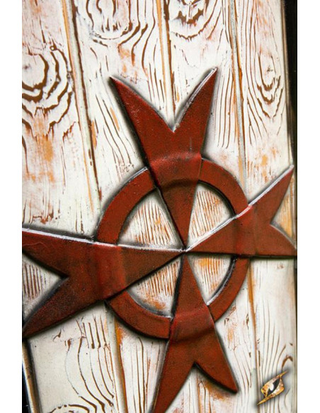 Red Templar shield 90 x 60 cm. latex Red Templar shield 90 x 60 cm. latex