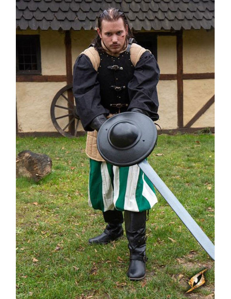 Medieval fencing LARP shield, dark latex Medieval fencing LARP shield, dark latex