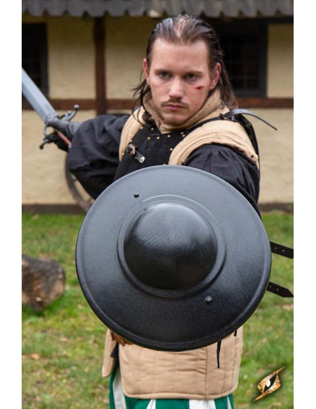 Medieval fencing LARP shield, dark latex Medieval fencing LARP shield, dark latex