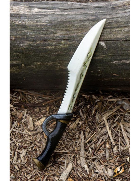 Bone medieval dagger, latex