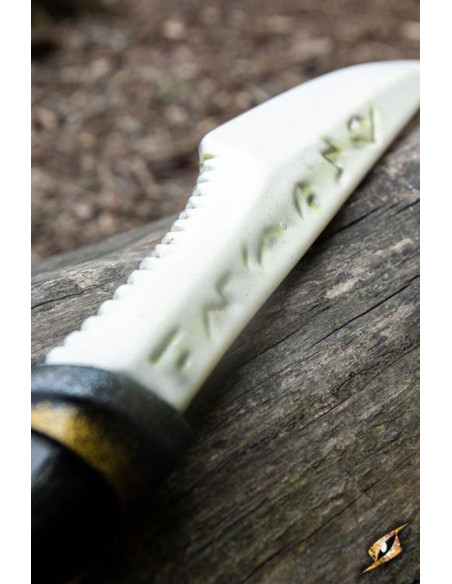 Bone medieval dagger, latex