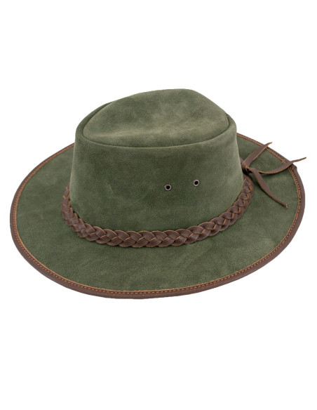 Green hat cowboy wild west
