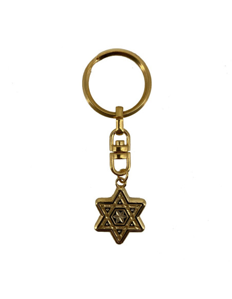 Key Damasquinado Star of David