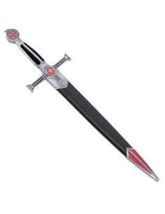 Dagger of the knights Templar nickel, fist velvet 2