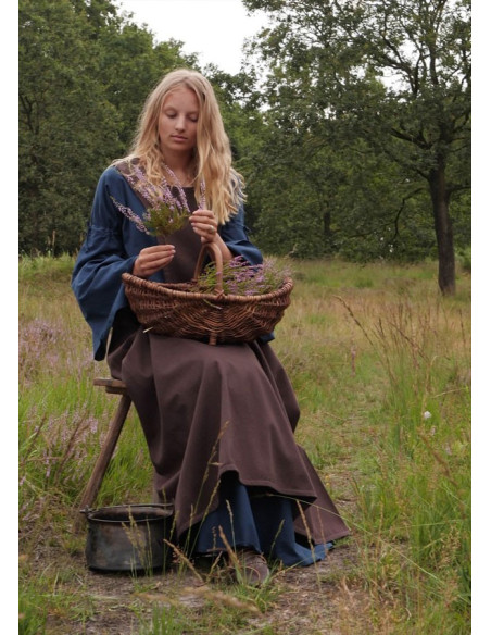 Medieval dress woman Burglinde blue...