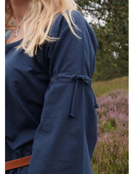 Medieval dress woman Burglinde blue...