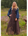 Medieval dress Andra, dark brown