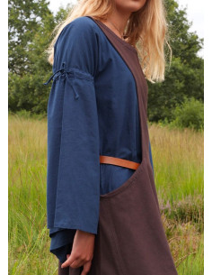 Medieval dress Andra, dark brown 2