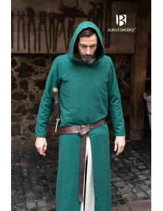 Renaud hooded tunic, green 2