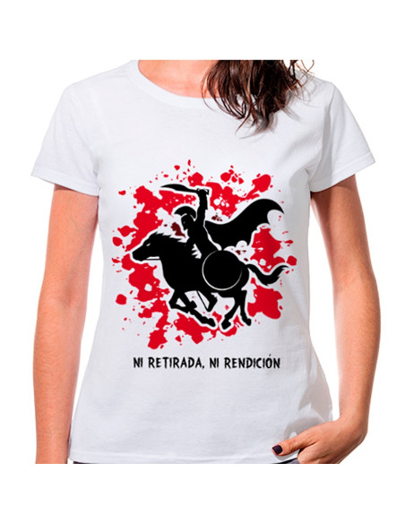 Spartan on Horseback women's T-shirt:...