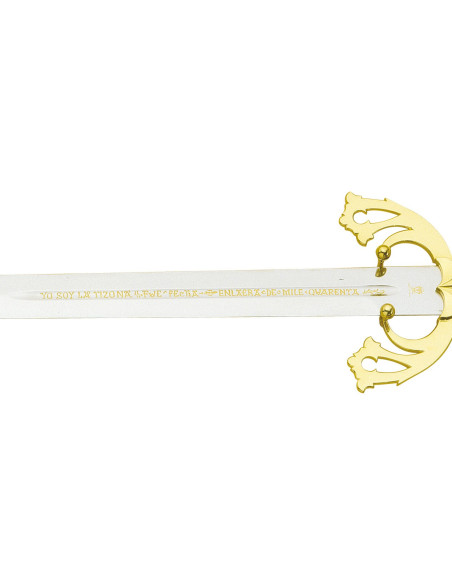 Tizona El Cid Sword in Gold