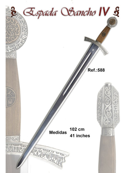 Sword Sancho IV of Castile, XIII century