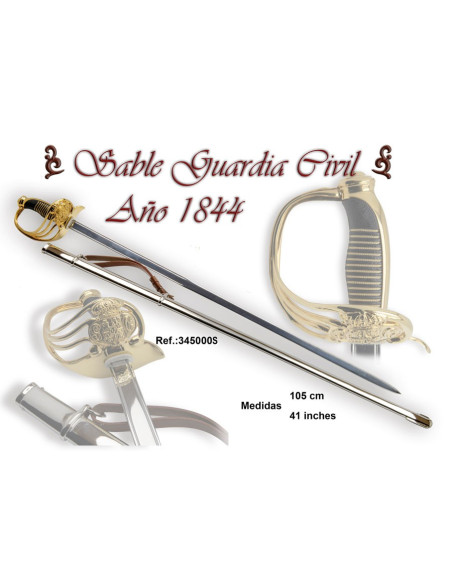 Civil Guard Official Saber, year 1844