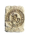 Historical Footprint Seal of the Knights Templar, 20 x 15 cm.