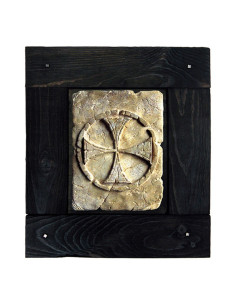 Frame for Historical Footprints, 32 x 37 cm.