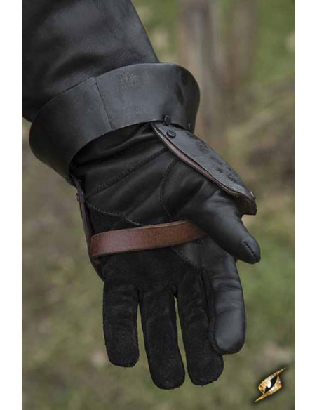 Simple medieval gauntlets, Dark...