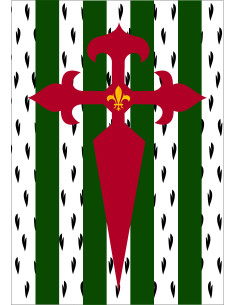 Banner Medieval Cross of Santiago