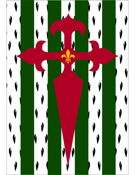 Banner Medieval Cross of Santiago