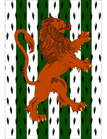 Standard Medieval Lion Rampant fund wild