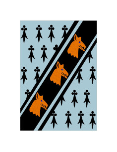 Banner Medieval Dragon Head