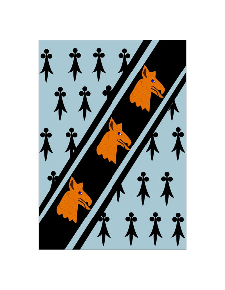 Banner Medieval Dragon Head