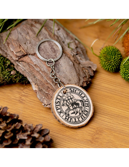 Keychain Seal Knights Templar in...